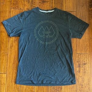 Volcom Men's Dark Grey Graphic T-Shirt. Size L